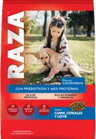 Imágen de Raza Perro Cachorro sabor Carne, Cereales y Leche