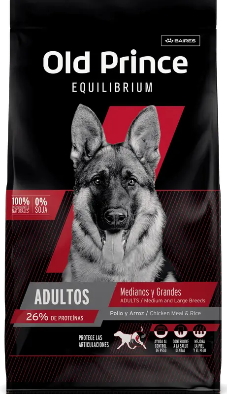 Foto de Old Prince Equilibrium Adultos Medianos y Grandes Pollo y Arroz