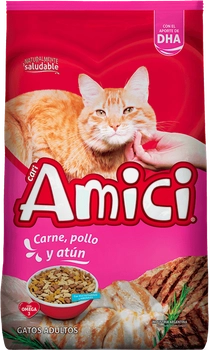 Image of Cari Amici Gato Adulto Sabor Carne, Pollo y Atún
