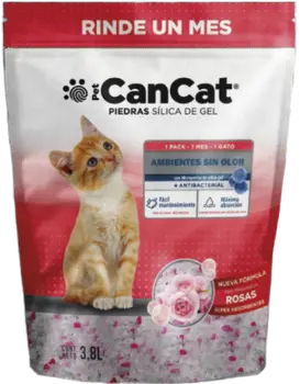 Imágen de CanCat Piedras de Sílica Gel Rosas