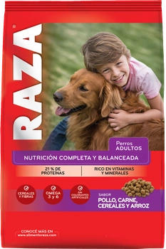 Image of Raza Adultos Pollo, Carne, Cereales y Arroz