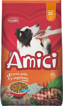Image of Cari Amici Perros Carne, Pollo y Vegetales