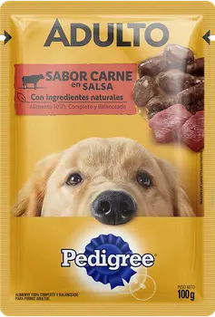 Imagen de Pedigree Sobres Perro Adulto En Salsa Sabor Carne 12 x 100g