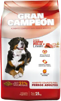 Imágen de Gran Campeón Perro Adulto Mordida Grande  Carne, Pollo y Cereales