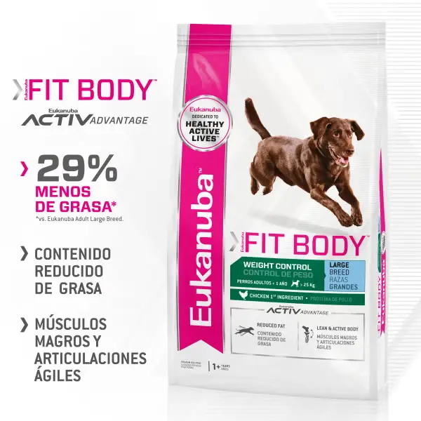 Foto de Eukanuba Fit Body Weight Control Large Breed