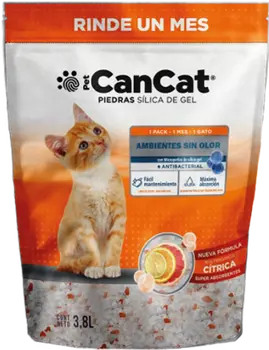 Imágen de CanCat Piedras de Sílica Gel Cítricas