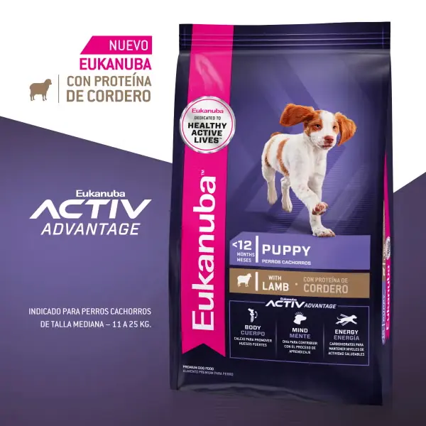Foto de Eukanuba Puppy Medium Lamb (Cordero)