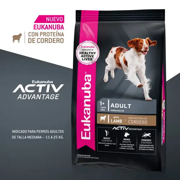 Foto de Eukanuba Adult Medium Lamb (Cordero)