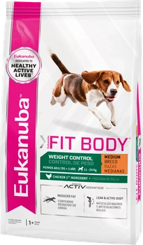 Image of Eukanuba Fit Body Weight Control Medium Breed