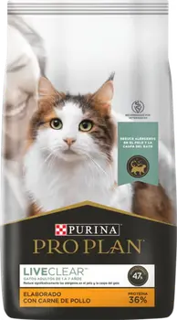 Imagen de Pro Plan Gato Live Clear reductor de alérgenos en gatos
