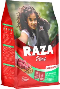 Imágen de Raza Perro Cachorro Carne, Cereales y Leche
