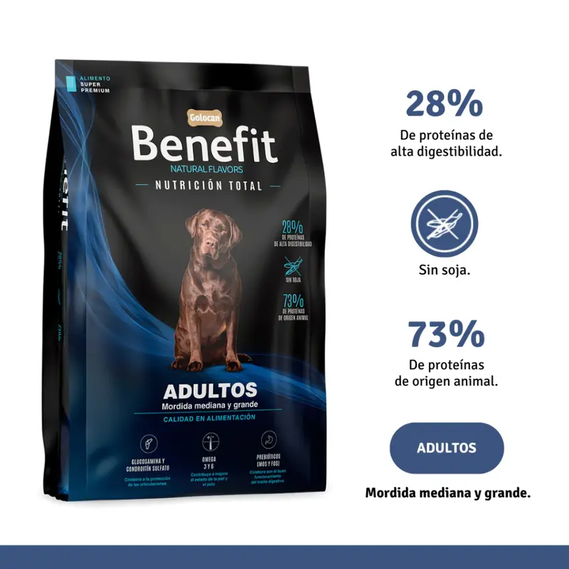 Foto de Benefit Perro Adulto Mordida Grande