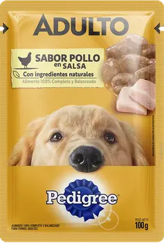 Imagen de Pedigree Sobres Perro Adulto En Salsa Sabor Pollo 12 x 100g